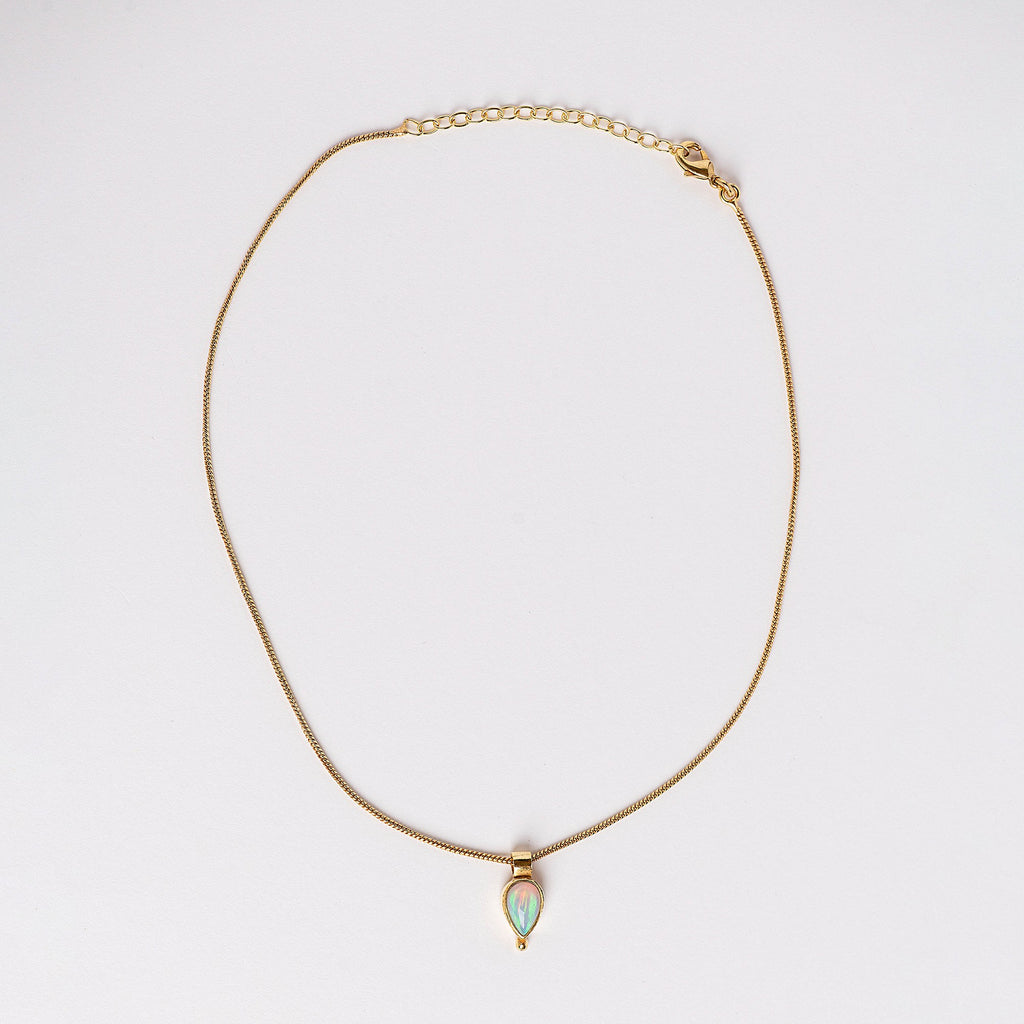 Ame Fall Necklace — Opal
