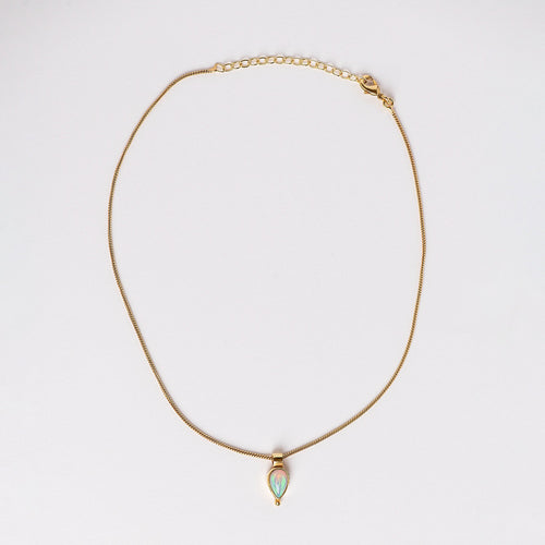 Ame Fall Necklace — Opal