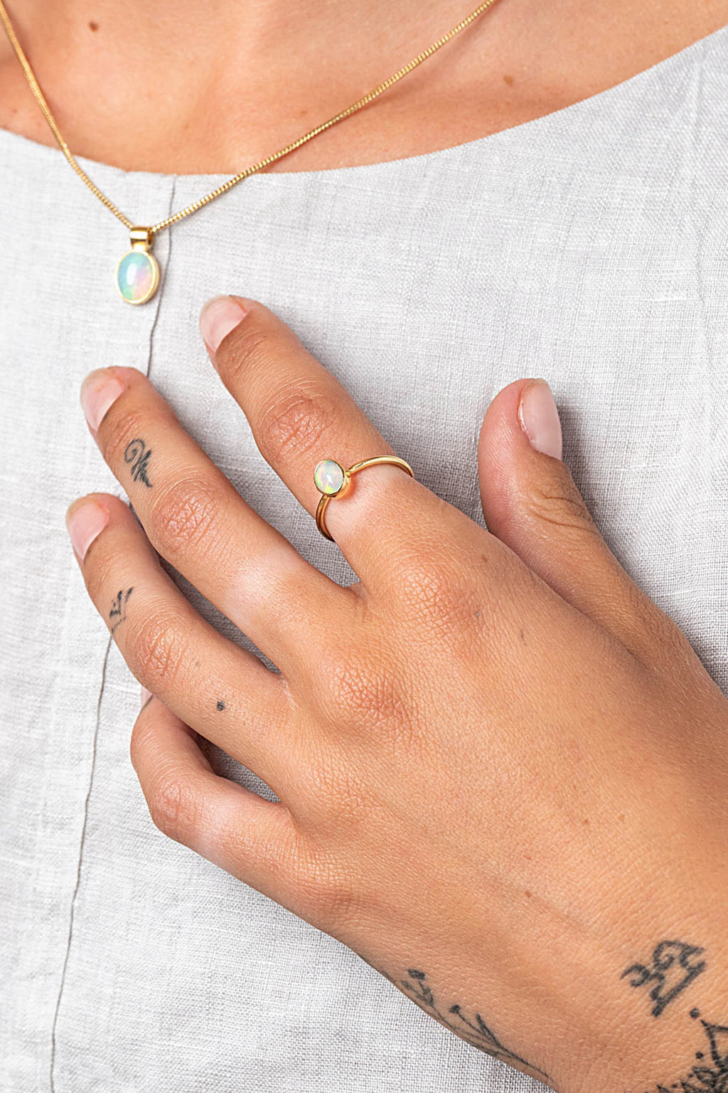 Nami Ring — Opal de INDIGO