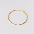 Pulsera rígida facetada con baño de oro de INDIGO