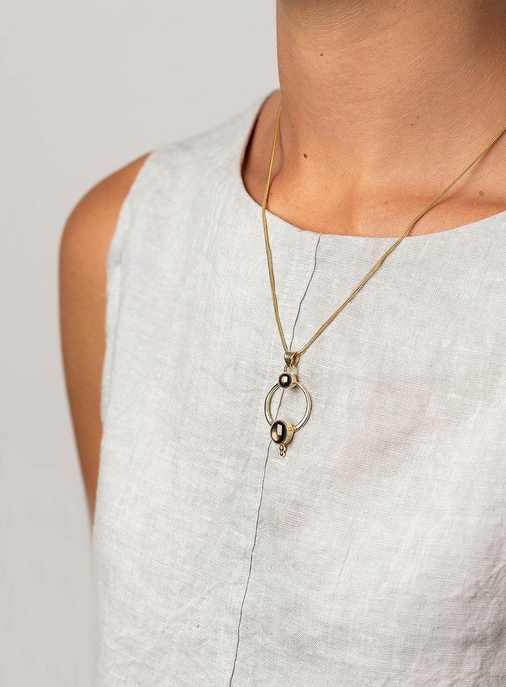 Sora Necklace — Black Star Sapphire